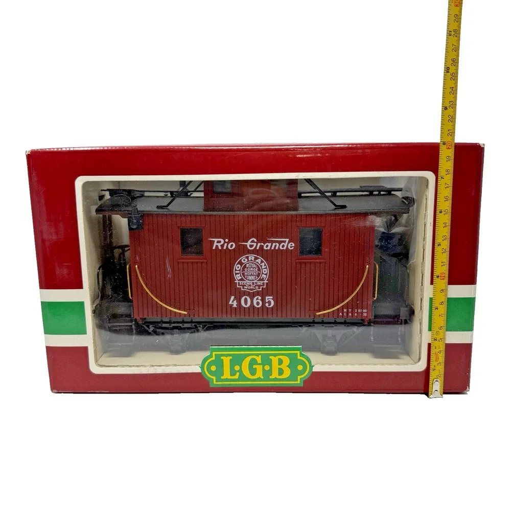 LGB Rio Grande Caboose 4065 Scale Train Car Made in Germany New in Box